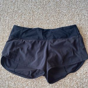 Lululemon black shorts. Very good condition size 4